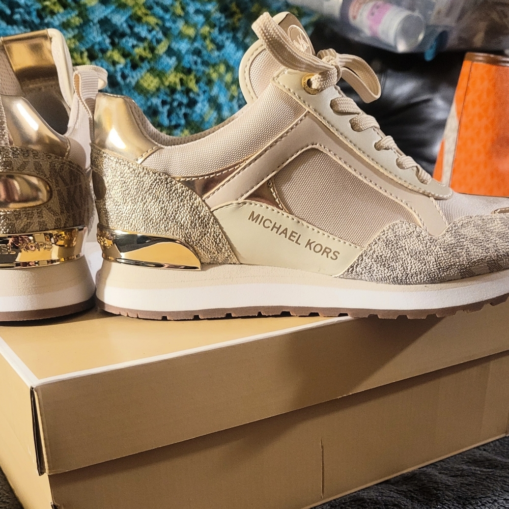 Michael Kors Wilma Two-Tone Trainers